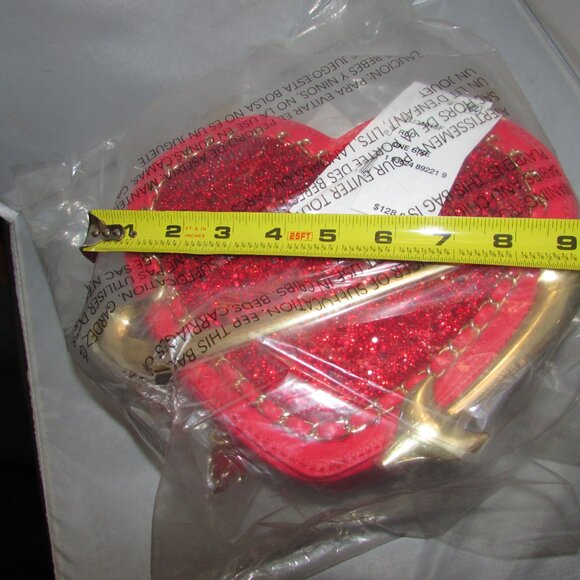 Betsey Johnson Devil in The Details Crossbody Red New With Tags - Picture 4 of 7